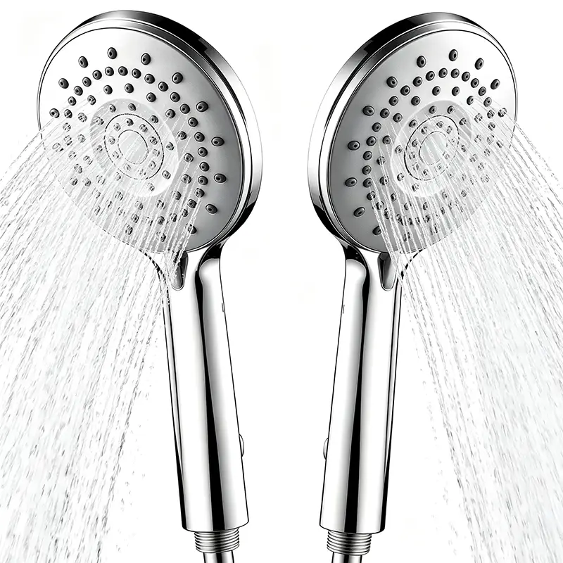 Chuveiro de banho de alta pressão com massagem de chuva com 5 configurações